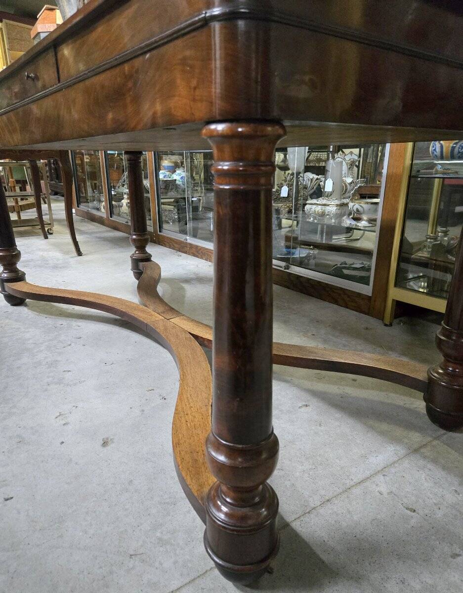 Antique Empire-style mahogany desk