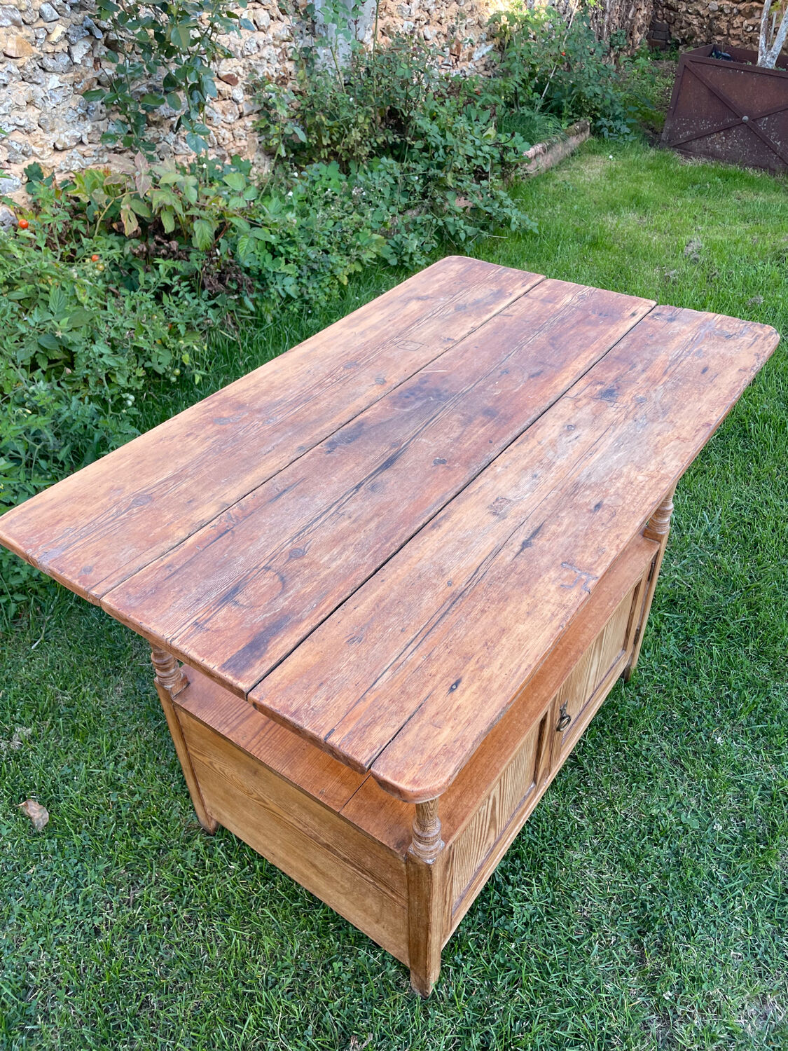 Vintage store serving table 1900