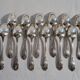 12 Small Silver Metal Spoons SOH