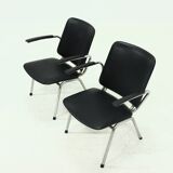 Set of 2 Tubular Armchairs by Gebroeders de Wit 1960s