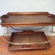 Serving trolley, vintage copper and wood trolley