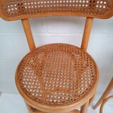 4 vintage bentwood stools and canning