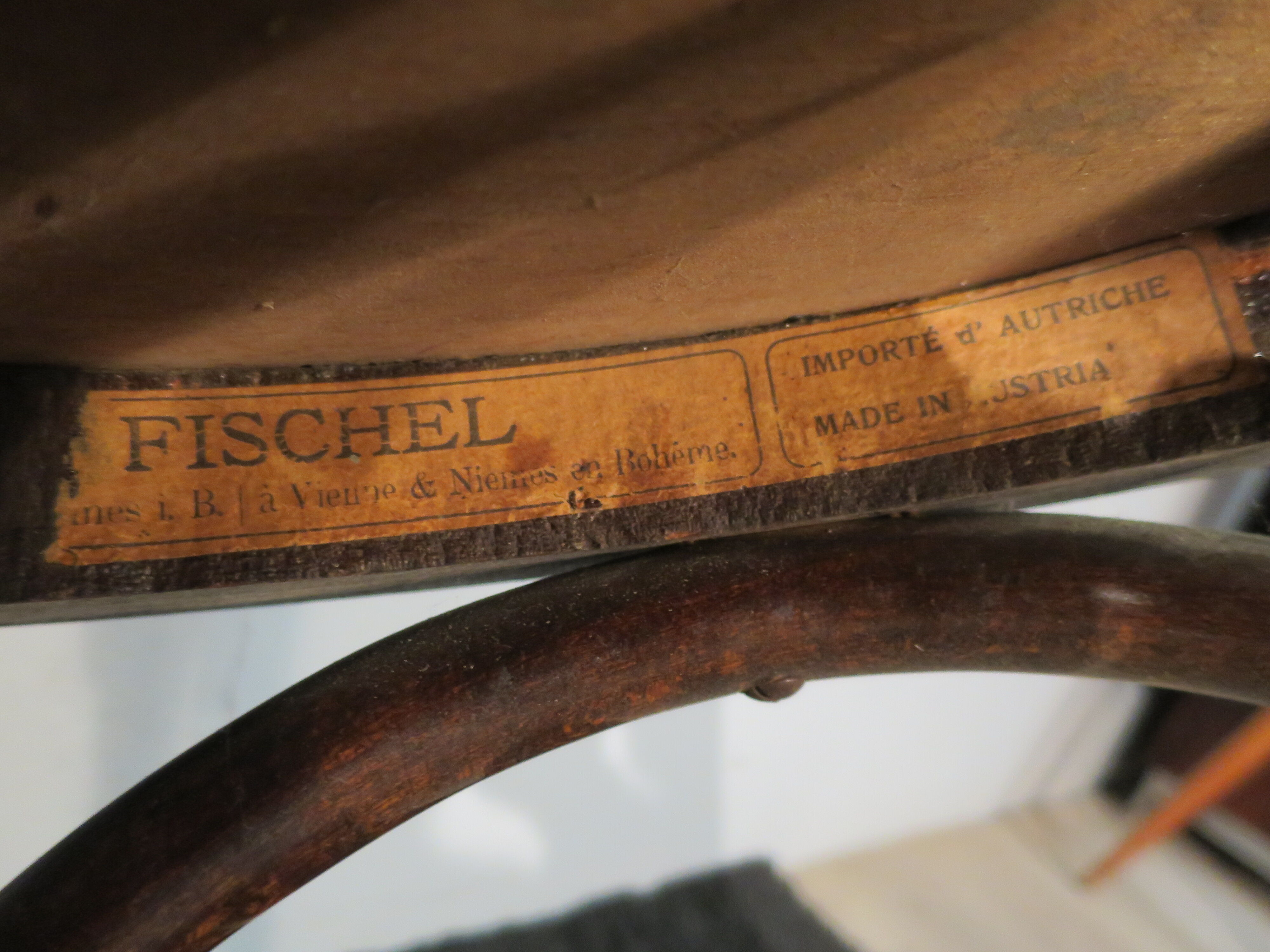 Vintage fischel bistro chair
