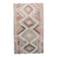 6x10 Decorative Rug, Soft Vintage Kilim Rug, Mint Green Area Kilim Rug,