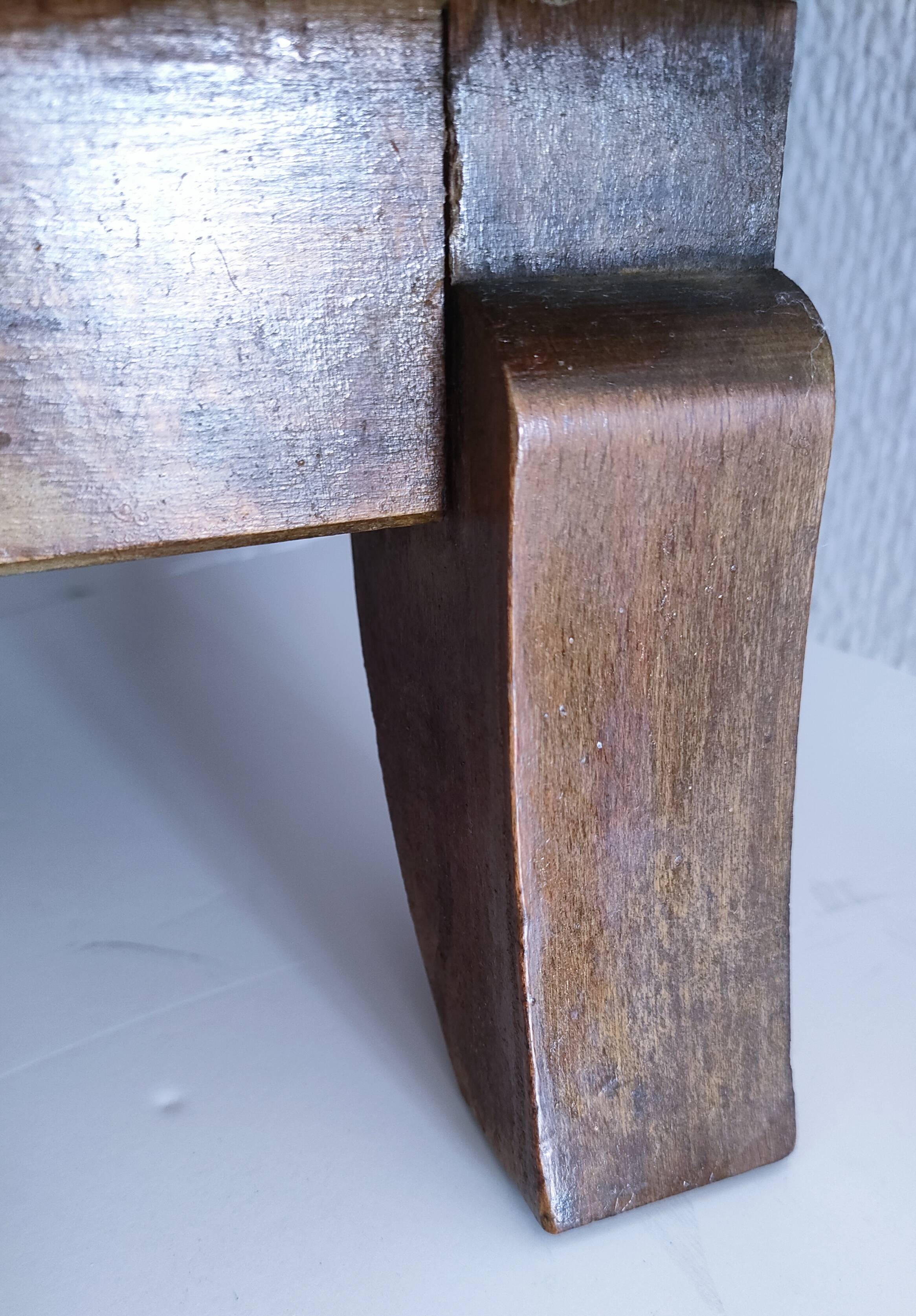 60s designer wooden bedside table
