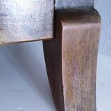 60s designer wooden bedside table