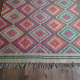Handmade Indian Kilim 226x164cm