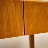 Vintage Extendable Oak Dining Table 1960s Czechoslovakia