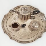 Art Deco silver metal coffee service