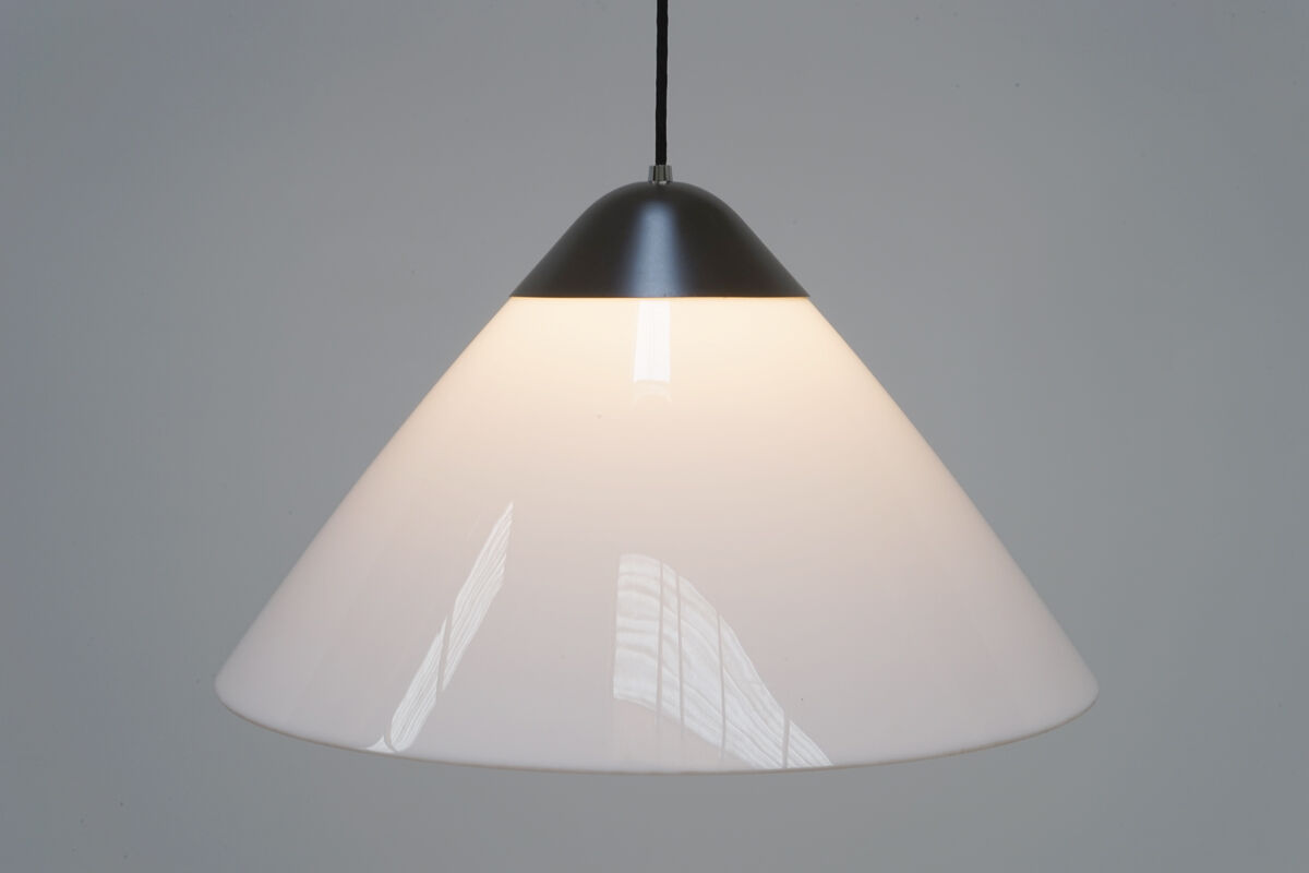 Vintage Opala ceiling light by Hans Wegner for Louis Poulsen
