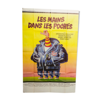 Affiche 120x160 "Les mains dans les poches" Stallone WInkler 1974