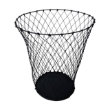 Mesh metal paper basket