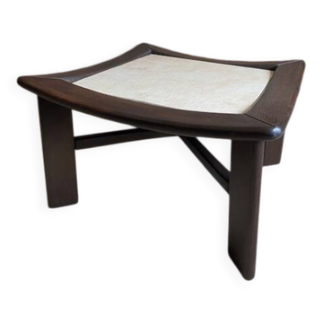 Vintage Japandi style coffee table
