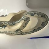 Terre de Fer Guadeloupe Debray gray blue dish