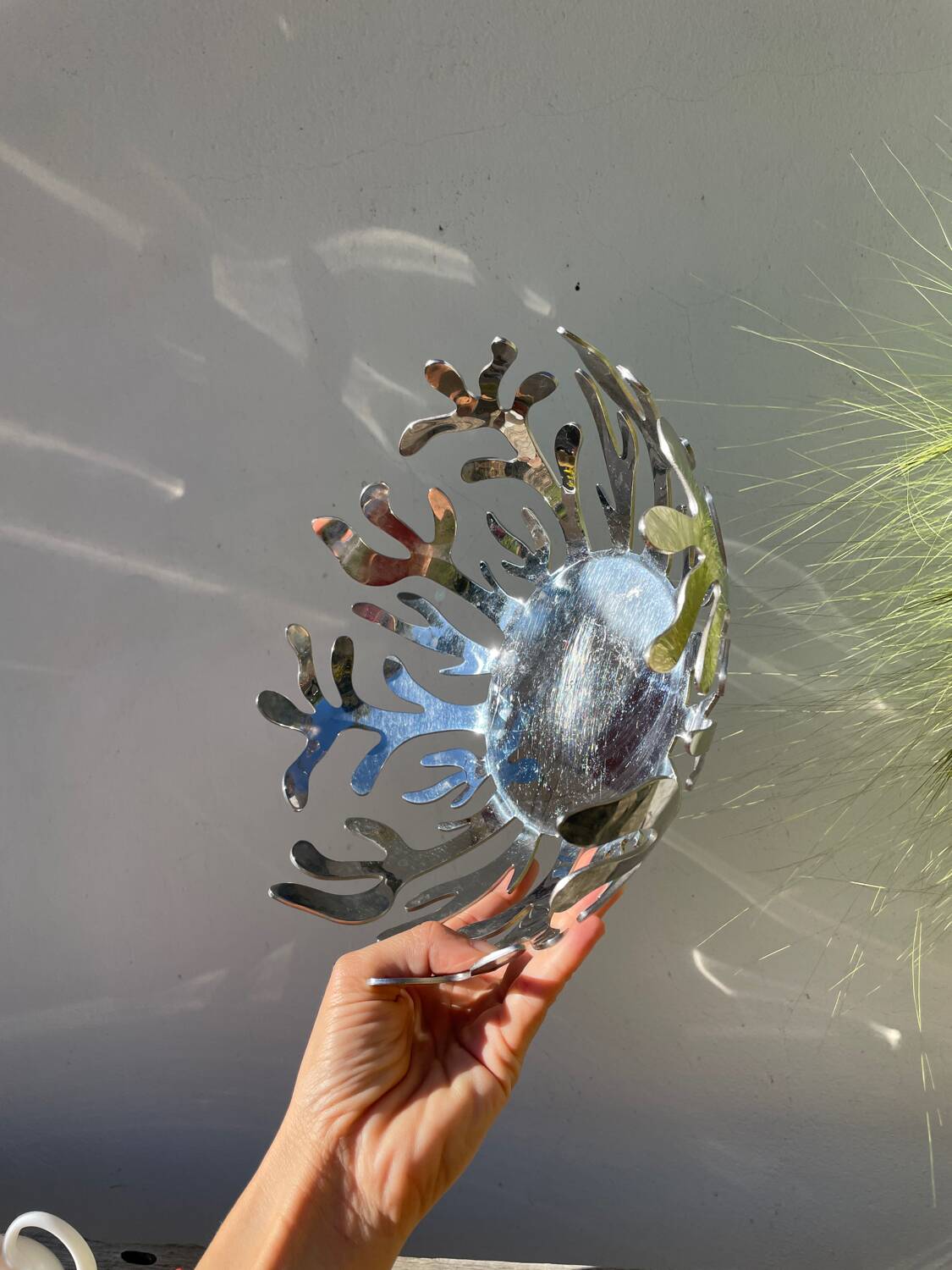 Alessi stainless steel fruit bowl