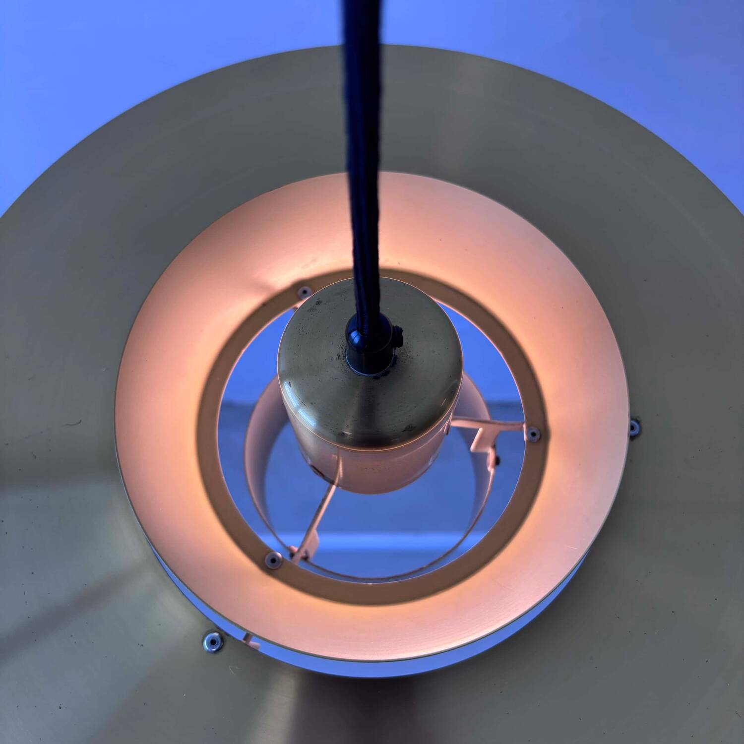 Vintage pendant lamp brass