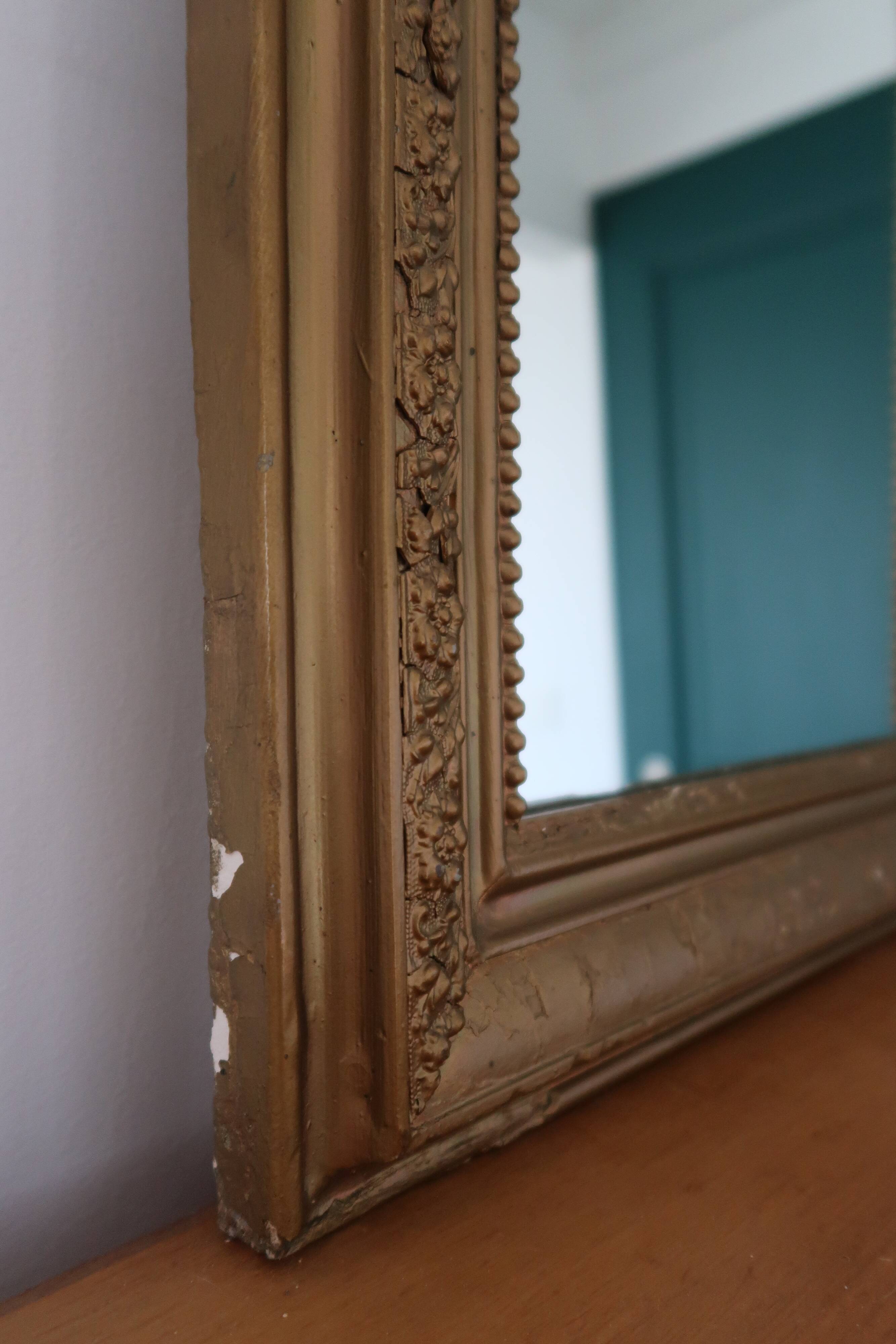 Louis Philippe vintage mirror 53x43cm