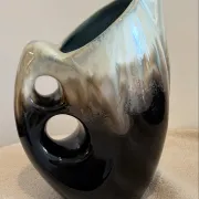 Mid-Century Modern "Forme Libre" Ceramic Pitcher Vase — 1960s