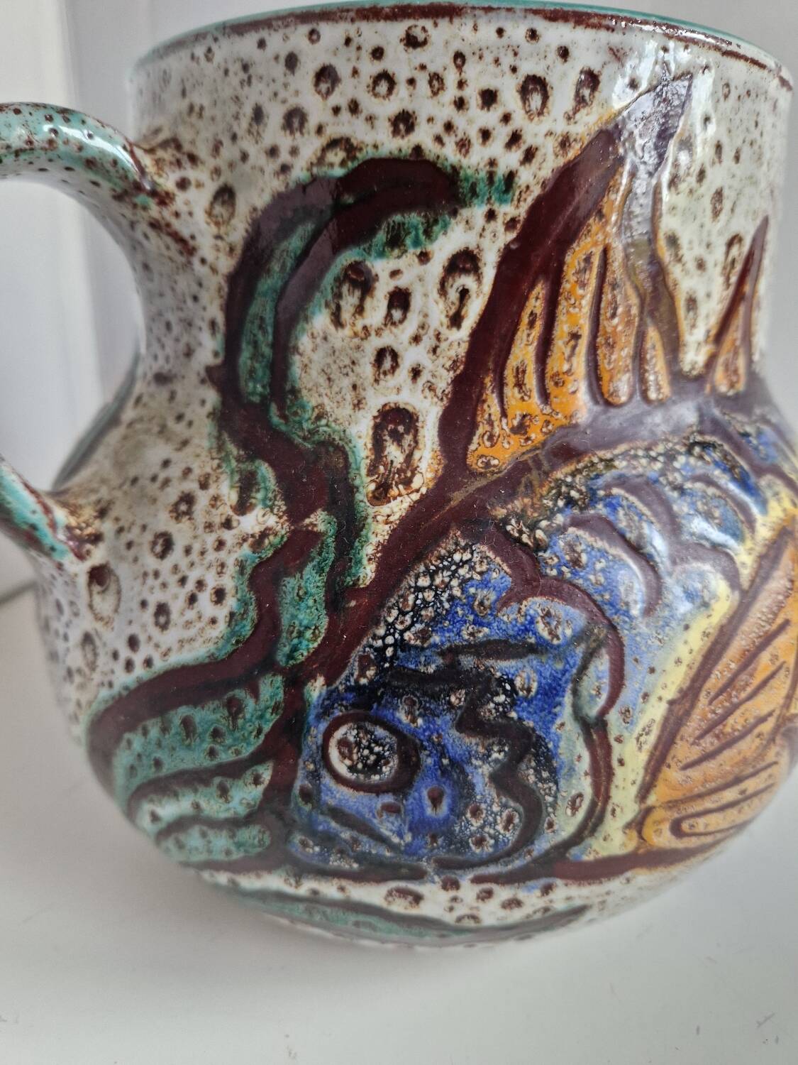 Vallauris Etienne Daniel Vase with Ears