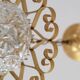 Glass and brass hanging 1950s