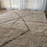 Authentic Beni Ouarain rug – thick wool, long pile