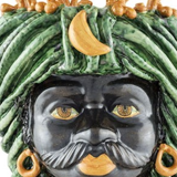 Vase couronne vert homme