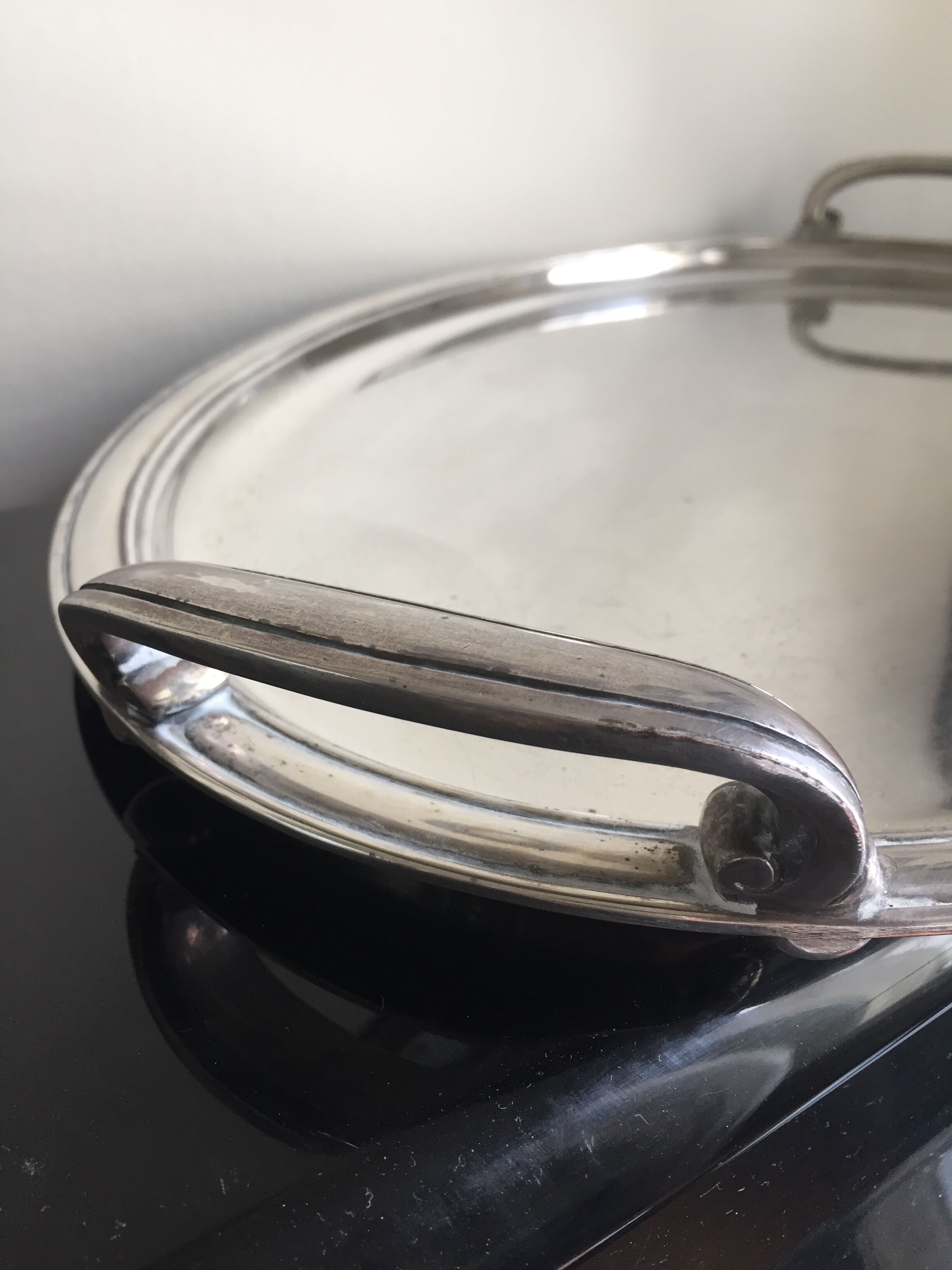 BB30 silver metal tray - Bouillet Bourdelle