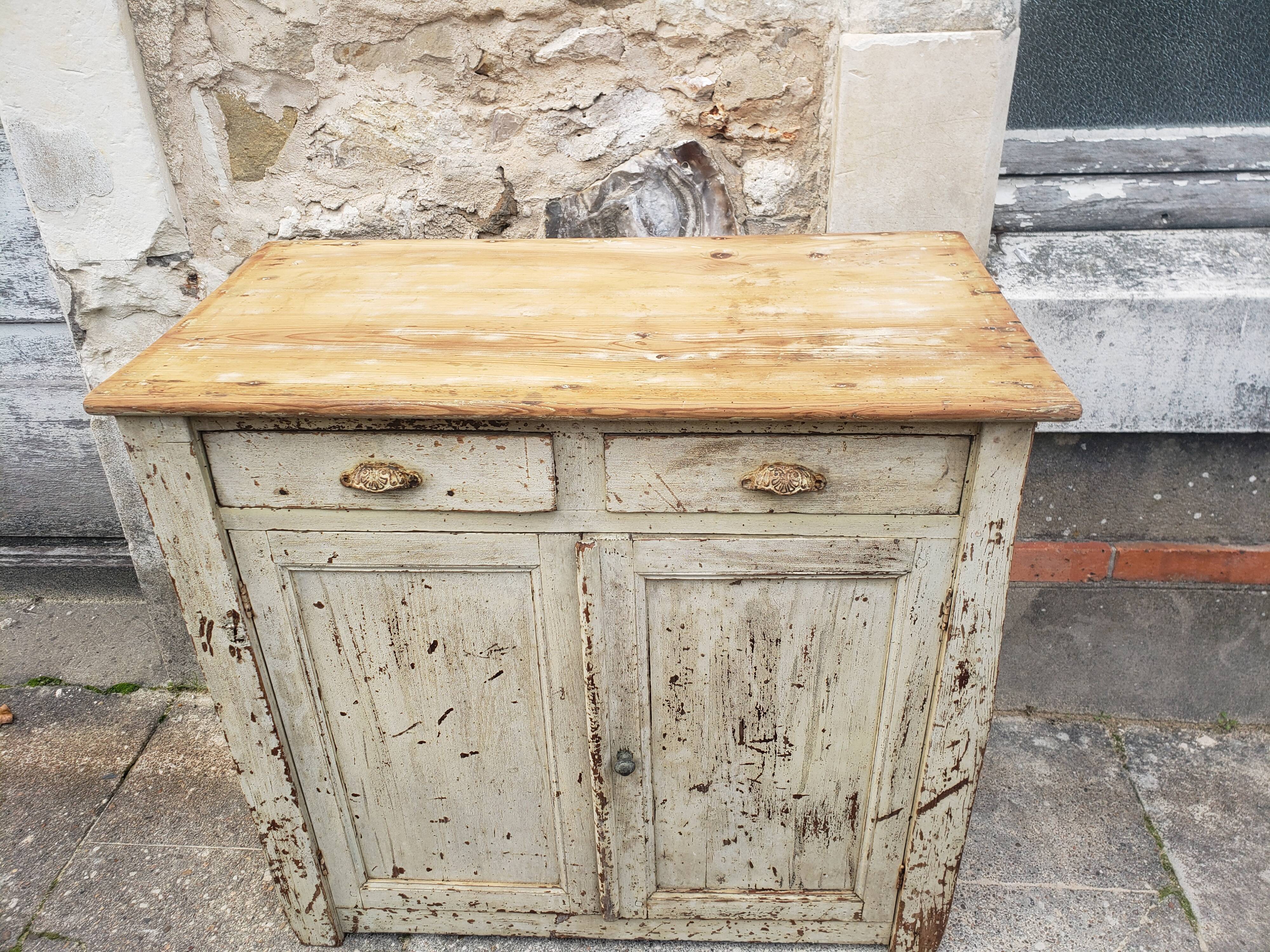 Old Parisian buffet patina