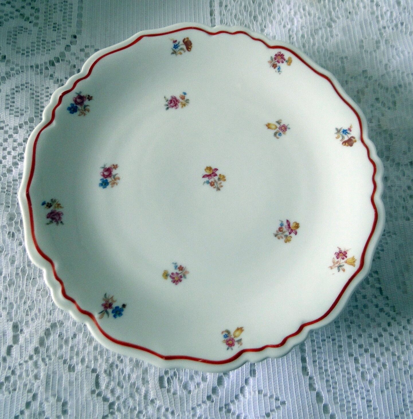 Limoges porcelain footed cup