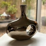 Chrome ceramic vase (Vallauris)