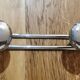 Vintage wall-mounted coat rack with 4 hooks