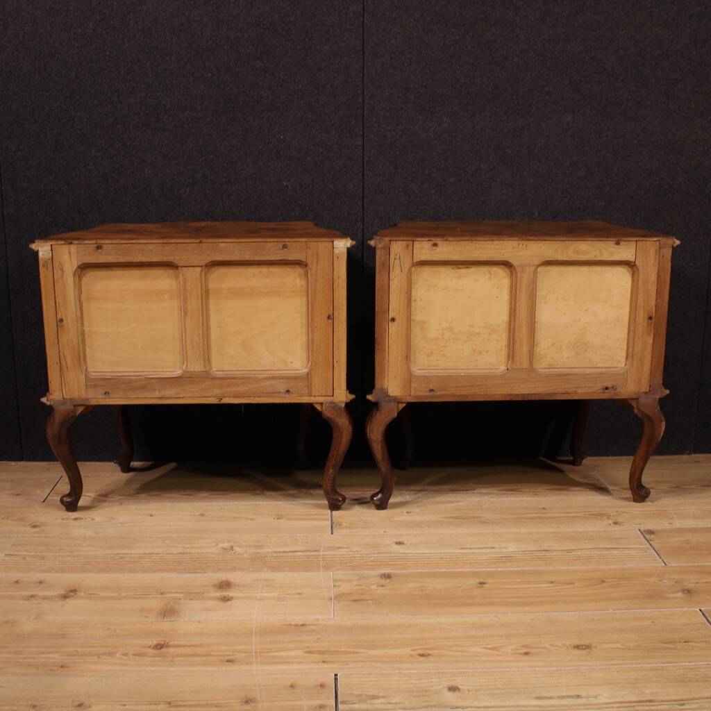 Pair of 20th-century Venetian bedside tables