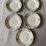 Flat plates Sarreguemines model Christiane