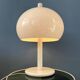 Vintage Space Age white Dijkstra mushroom table lamp