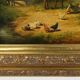 Large 20th century painting with wooden frame, Belgium 1960s