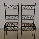 Wrought iron chairs