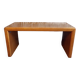 1960 minimalist oak bench