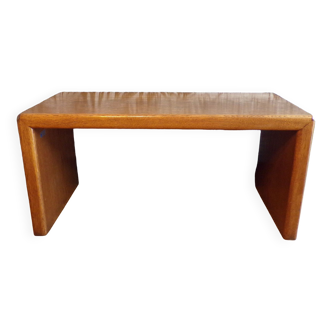 1960 minimalist oak bench