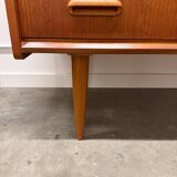 Scandinavian teak chest of drawers