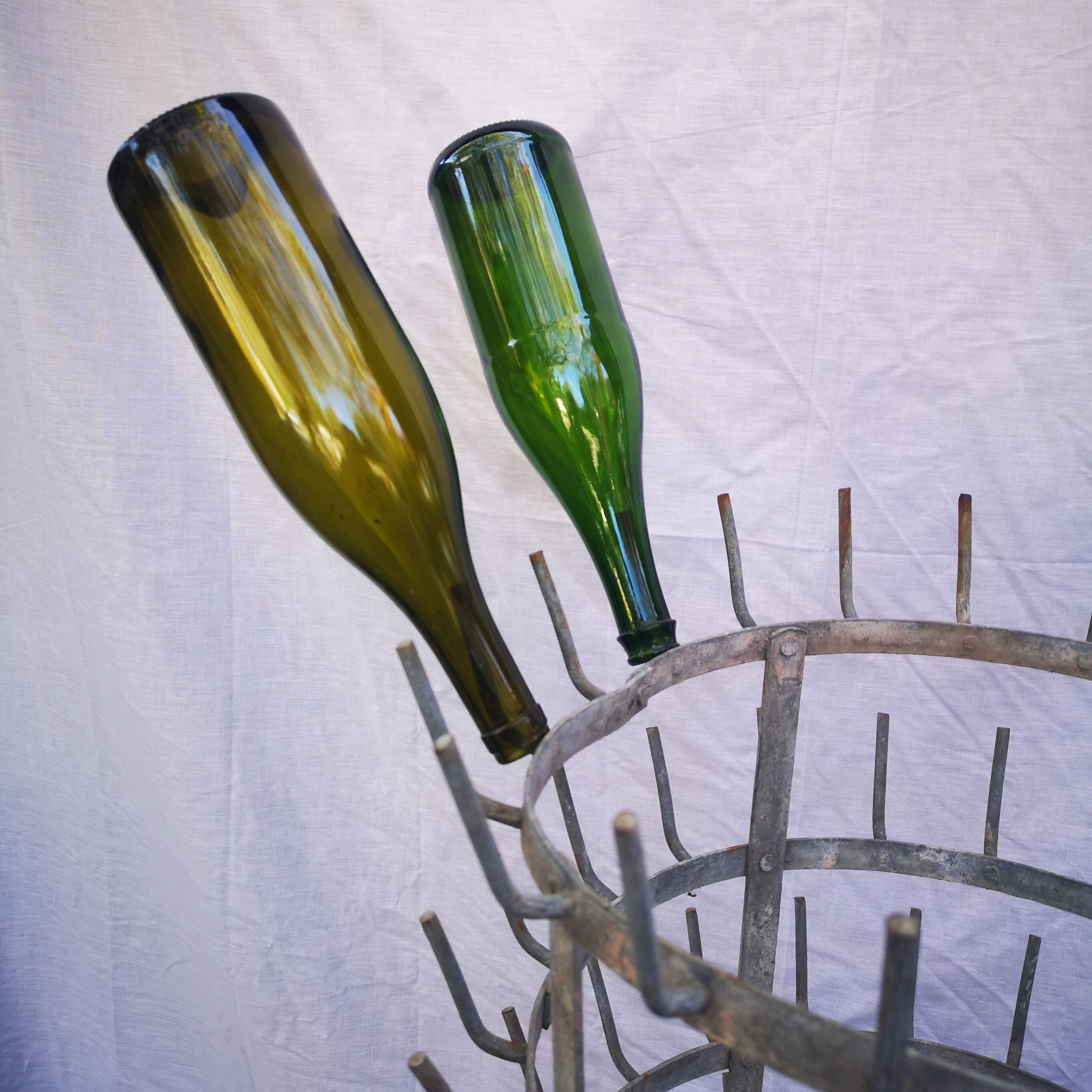 Former zinc bottle drain
