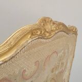 Louis xv style fireplace screen fire screen in gilded wood 19th century tapestry