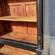 Monumental library with black two-tone oak.
