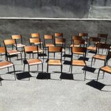 Lot of 20 school chairs