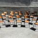 Lot of 20 school chairs