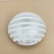 Peil & Putzler glass flush mount / wall lamp 'zebra', 1970s Germany