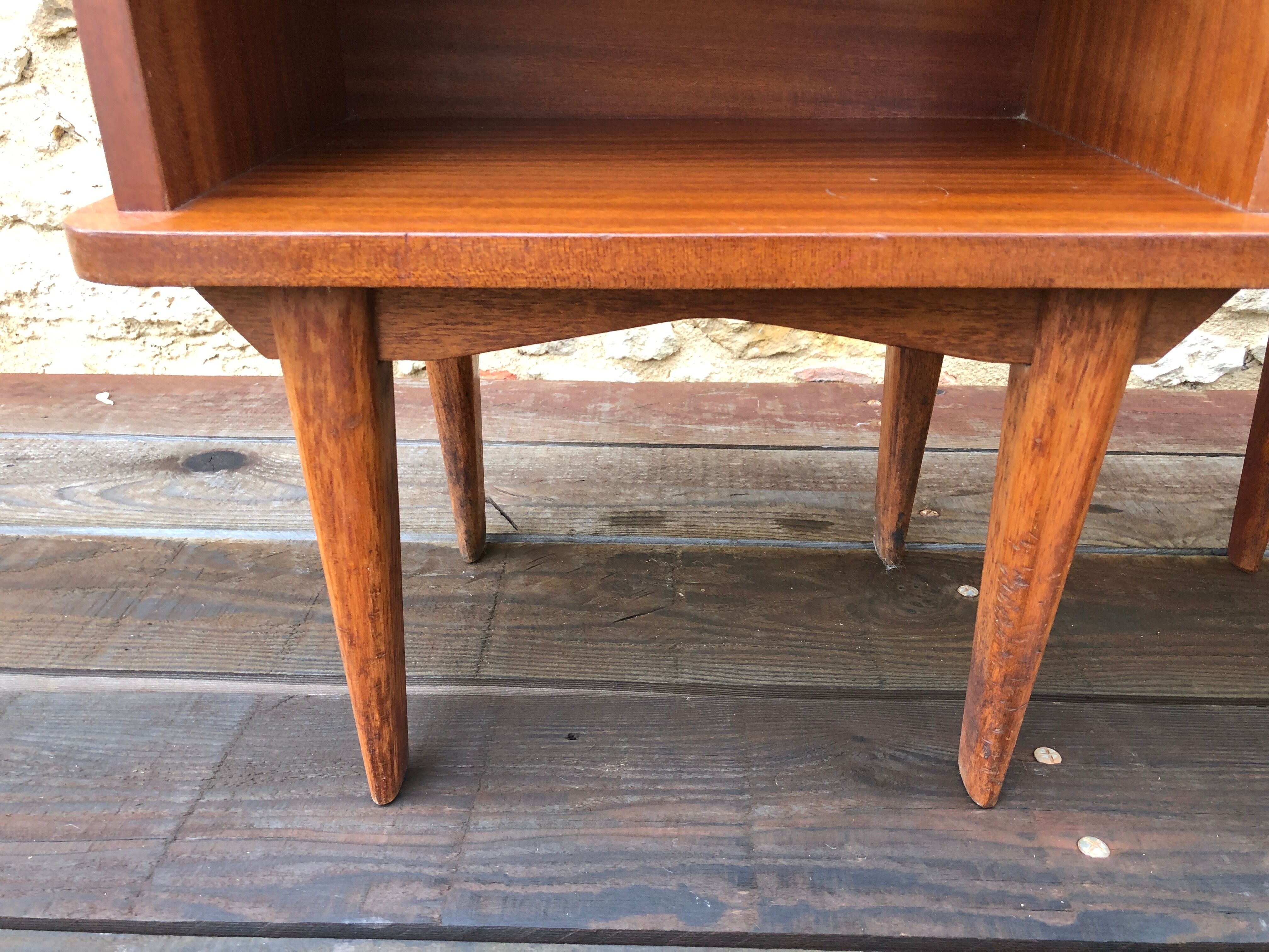 Pair of vintage bedsides 60