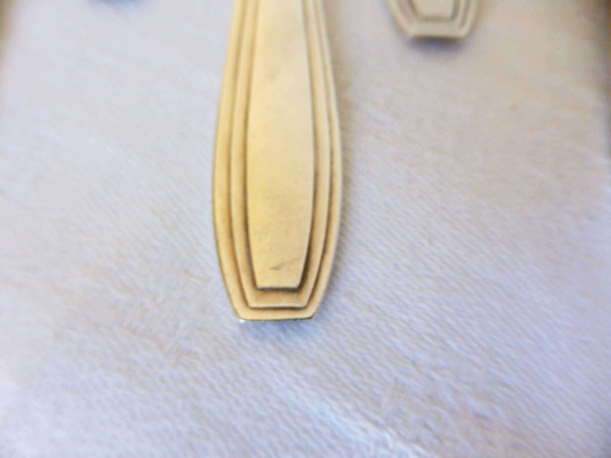 6 Apollo teaspoons in punched silver metal 2106241