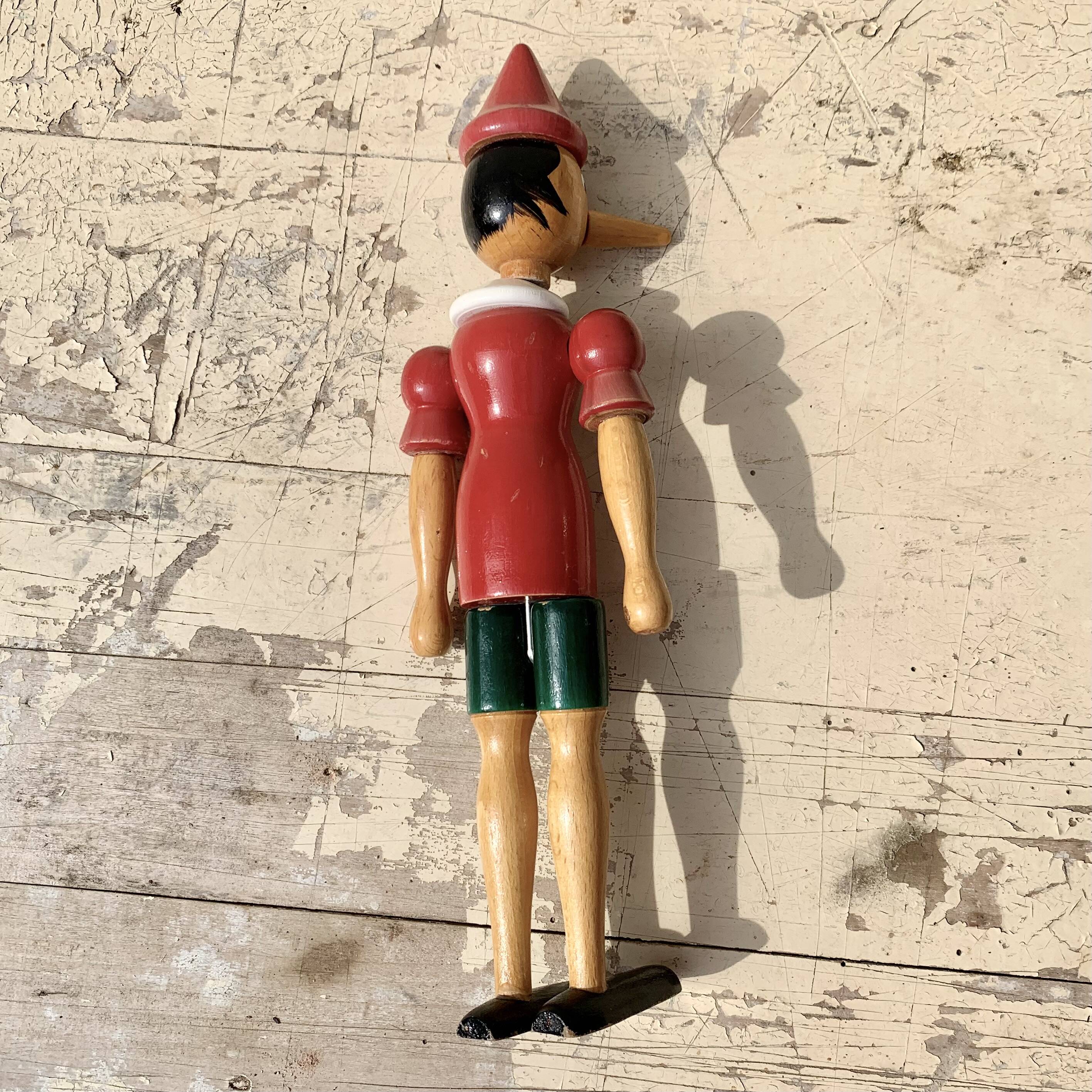 Articulated wooden Pinocchio - 31 cm
