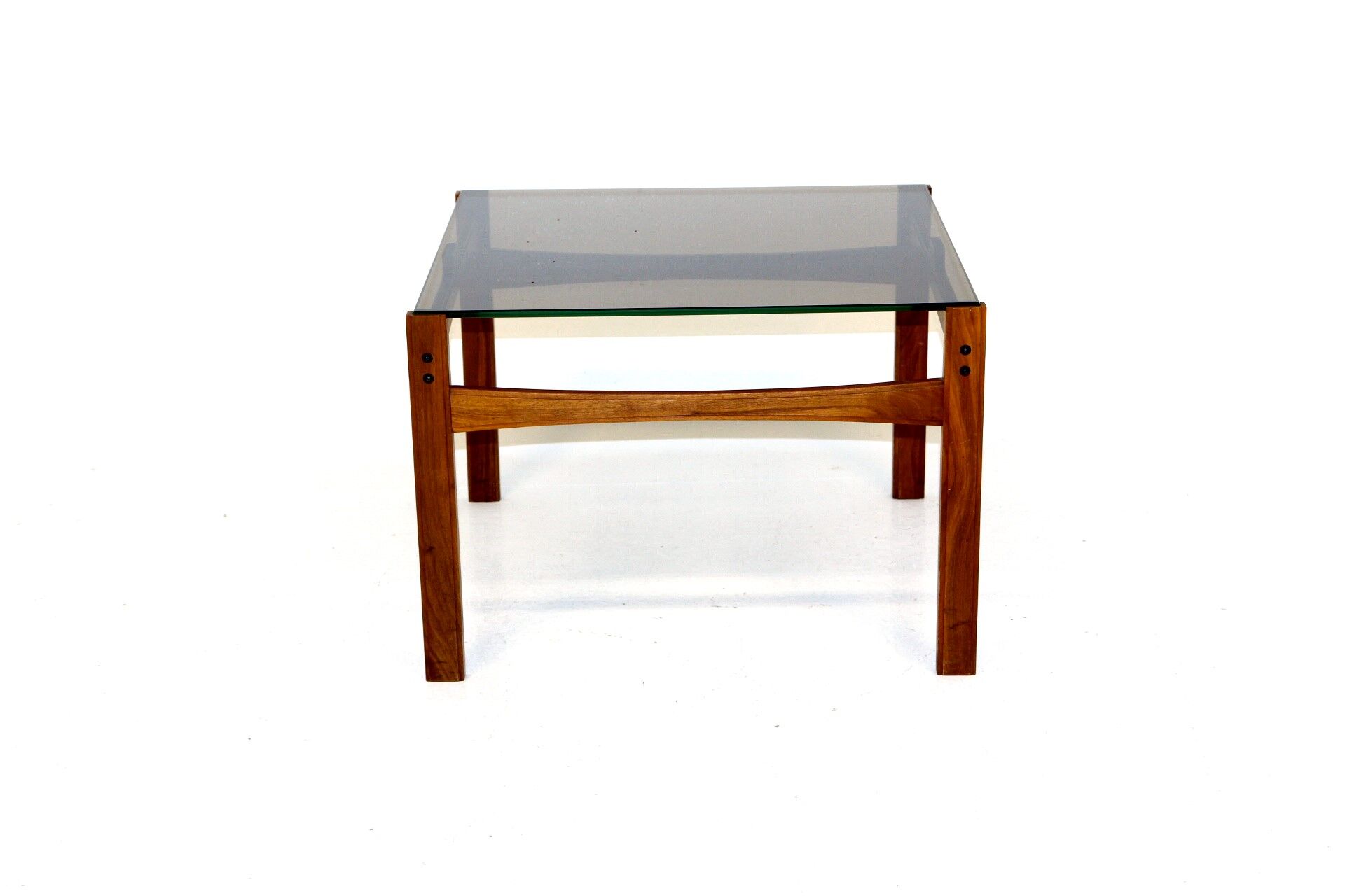 Smoked glass coffee table, Sweden, 1960