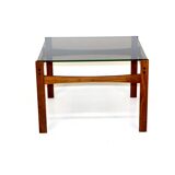 Table basse en verre fumée, Suède, 1960